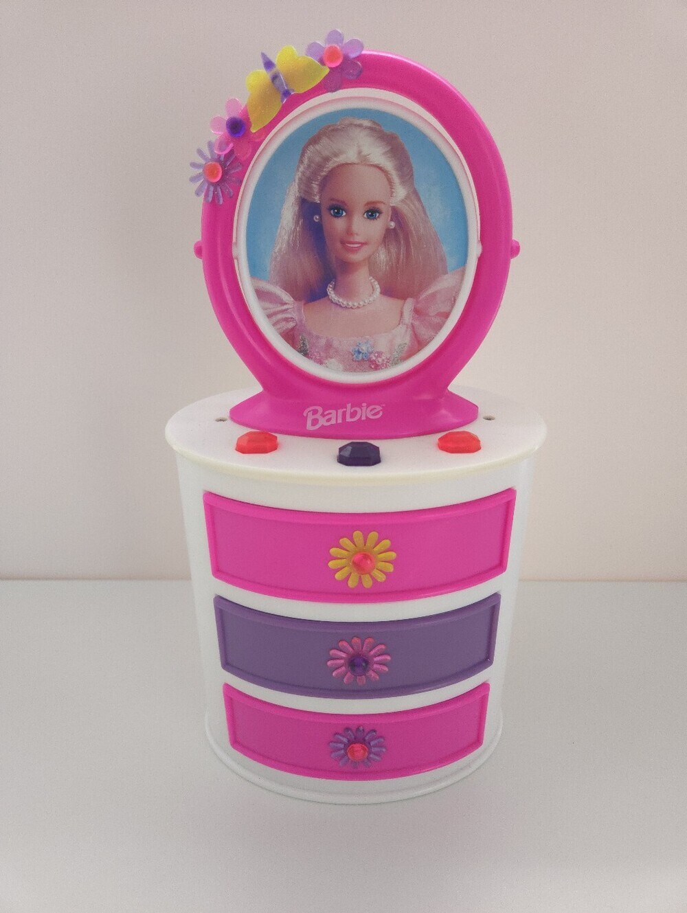 Vintage Mattel Barbie Vanity Jewelry Box 1997